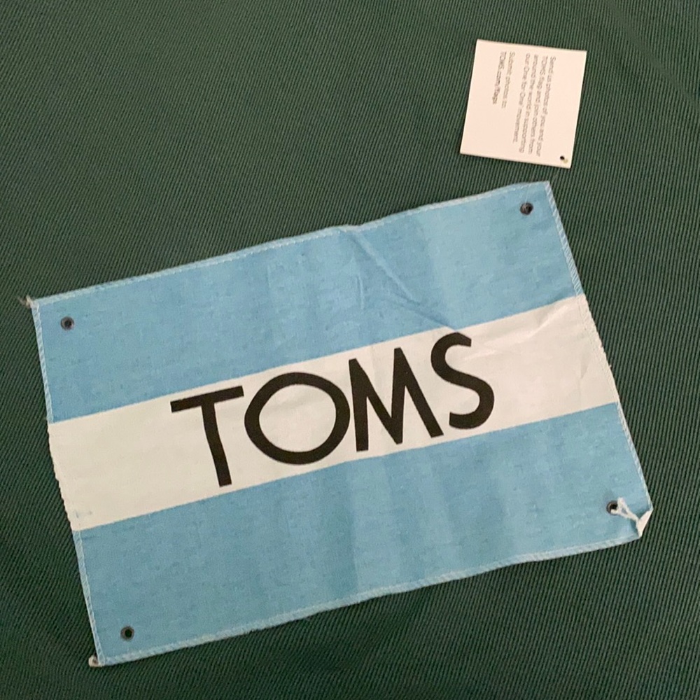 TOMS flag & sticker
